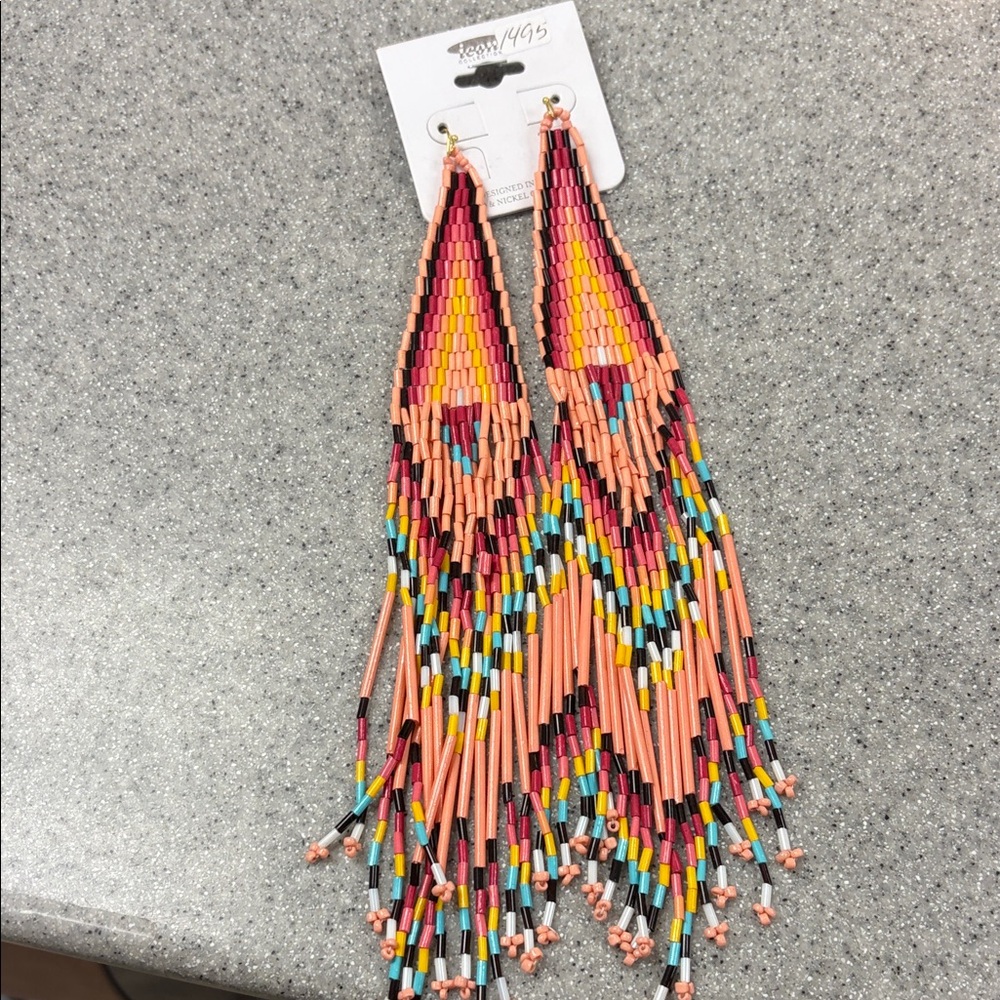 Colorful Beaded Earrings